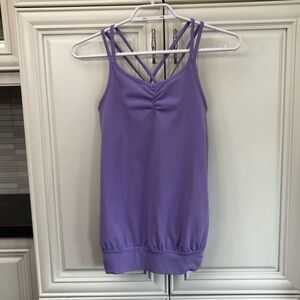 Ivivva by Lululemon girl’s cross-back tank top